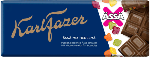 Karl Fazer Ässä Mix Hedelmä suklaalevy 200g