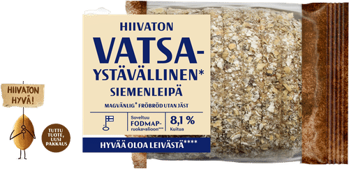 Fazer Vatsaystävällinen hiivaton siemenleipä 420g|Fazer 肠胃友好型无酵母籽面包 420g