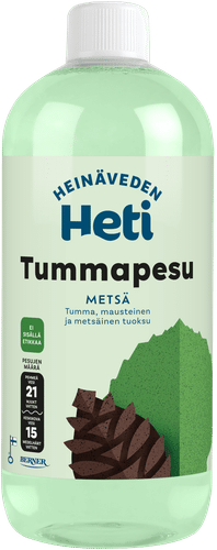 Heti Heinäveden Heti 750毫升深色洗涤,森林洗衣液