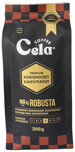 Cela Coffee Kahvipavut Robusta 200g|Cela Coffee 罗布斯塔咖啡豆 200g