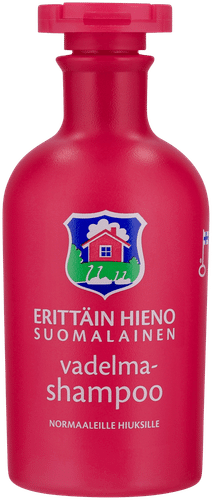 Erittäin Hieno Suomalainen Vadelmashampoo 300ml