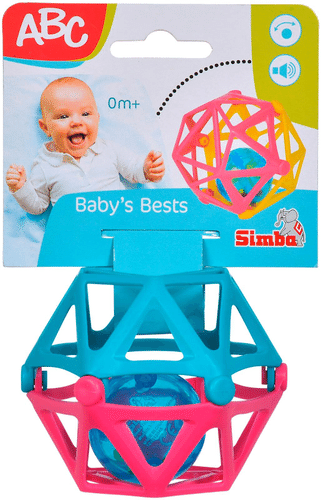 Simba Toys ABC ABC软积木带摇铃球 4种款式 每包含1个