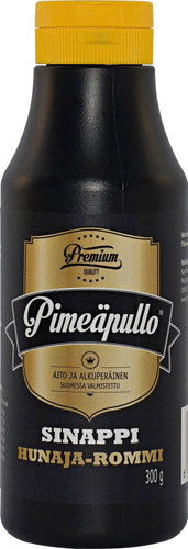 Pimeäpullo 萨洛森黑瓶300克蜂蜜朗姆芥末|Salosen Pimeäpullo 300g Hunaja-rommisinappi
