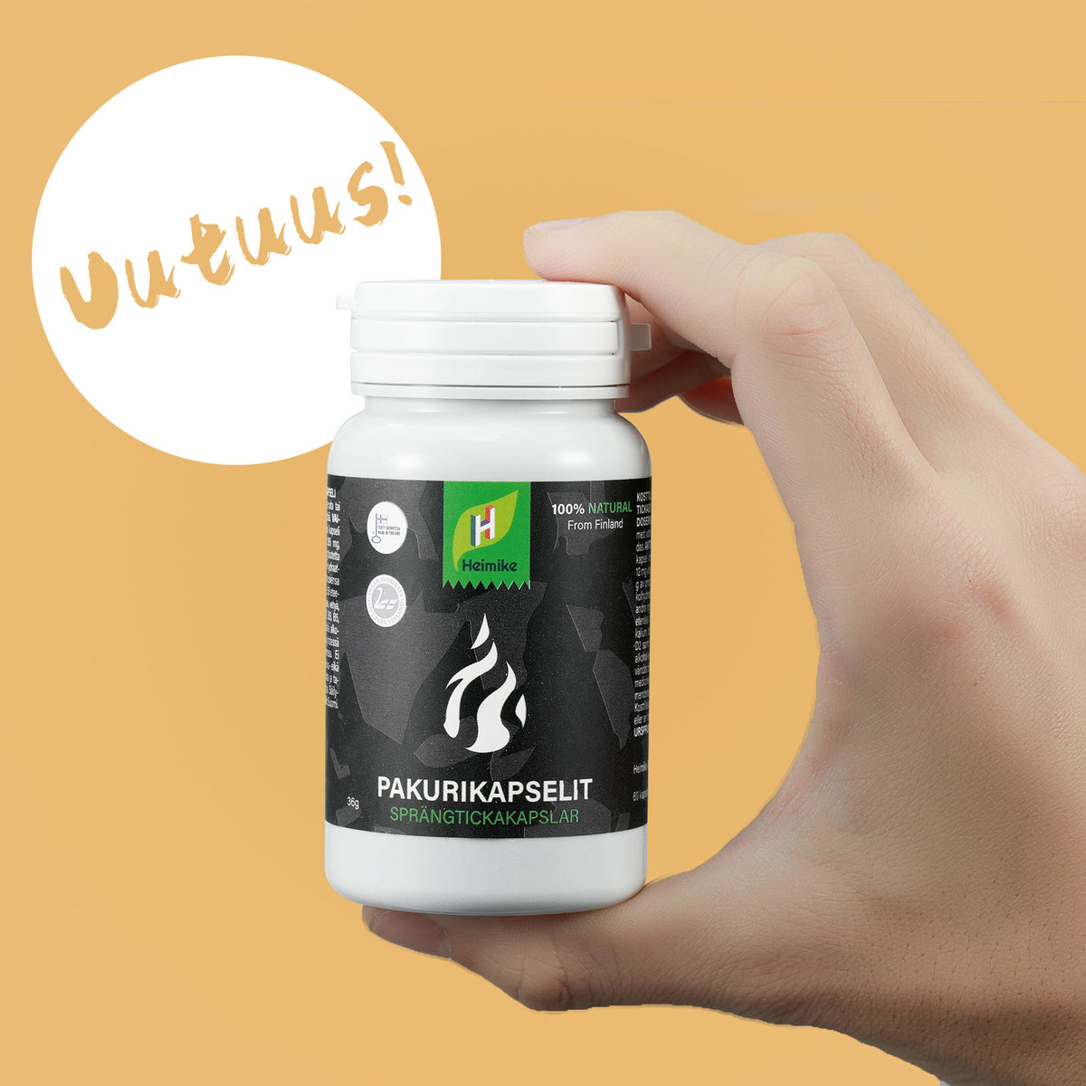 Heimike 桦木茸胶囊 60粒|Heimike Chaga Capsules 60 capsules