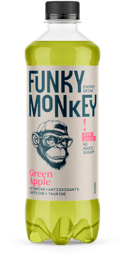 FUNKY MONKEY Green Apple energiajuoma 500 ml