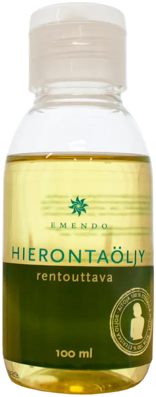Emendo 100毫升舒缓按摩油|Emendo 100ml hierontaöljy rentouttava
