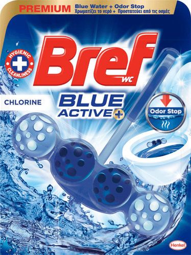 Bref 50克蓝色活性氯洁厕清新剂