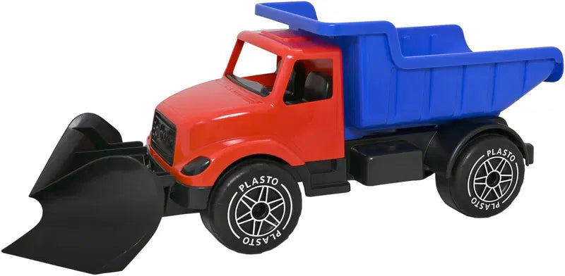 Plasto 大型铲雪卡车 82厘米 蓝红色|Plasto iso aurakuorma-auto 82 cm sinipunainen