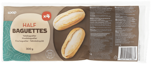 Coop vehnäsämpylät 4 kpl 300 g|Coop 小麦小圆面包 4个装 300 g