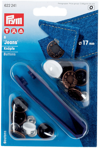 Prym 牛仔裤纽扣 17mm 8kpl