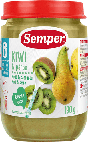 Semper 猕猴桃苹果梨 8个月 水果泥 190g