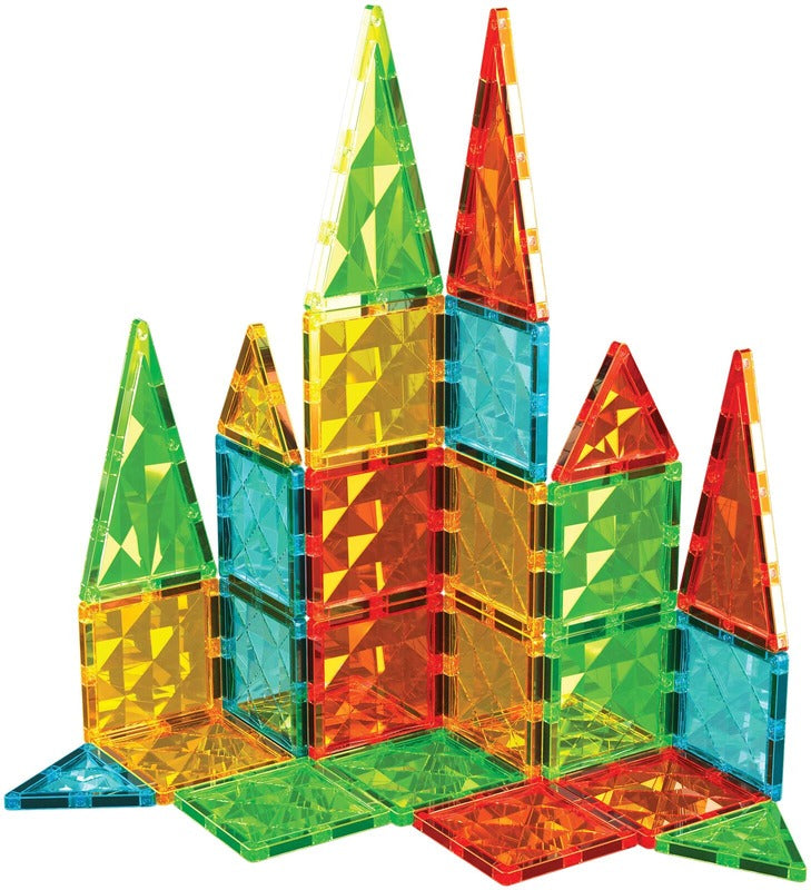Geomag 拼装积木套装60件|Geomag Tiles Gems Rakennussetti 60 Osaa