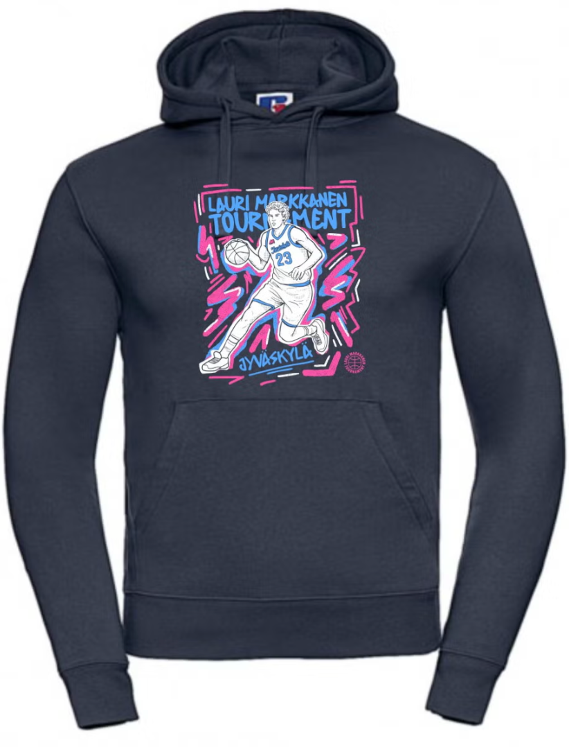 Lauri Markkanen 2026篮球赛纪念款连帽卫衣 深蓝色 XXL|LMT 2026 Hoodie
