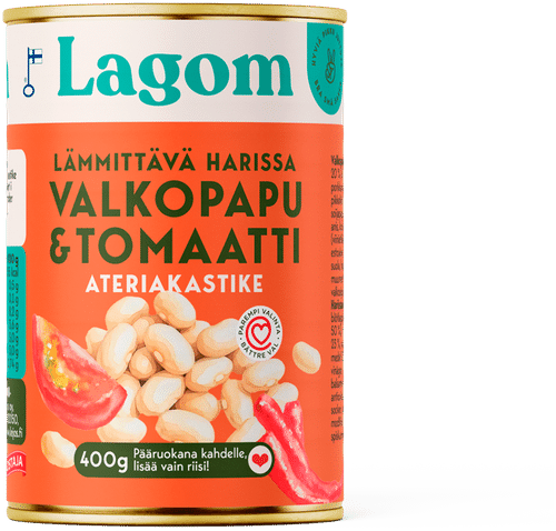 Lagom Harissakastike valkopapu & tomaatti 400g