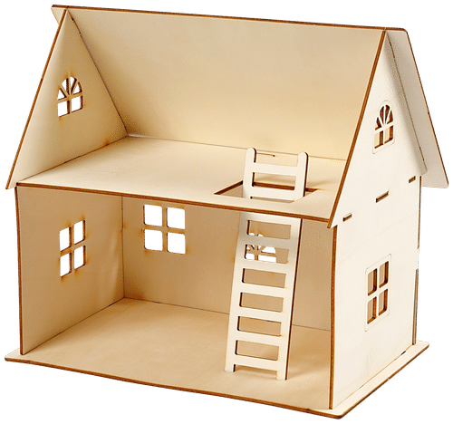 Creativ Company koottava nukkekoti 25x18x27 cm