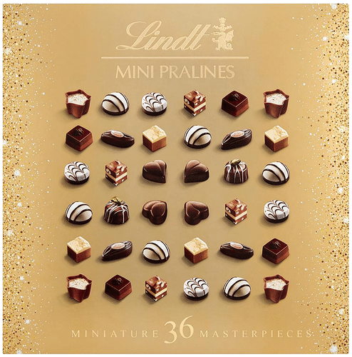 Lindt MINI PRALINES 迷你夹心巧克力精选 180g
