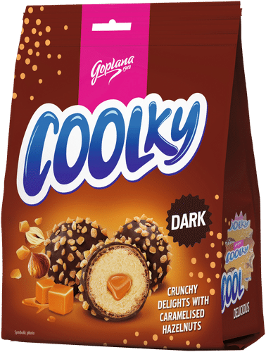 Coolky 黑巧克力威化球|Coolky Dark vohvelipallot