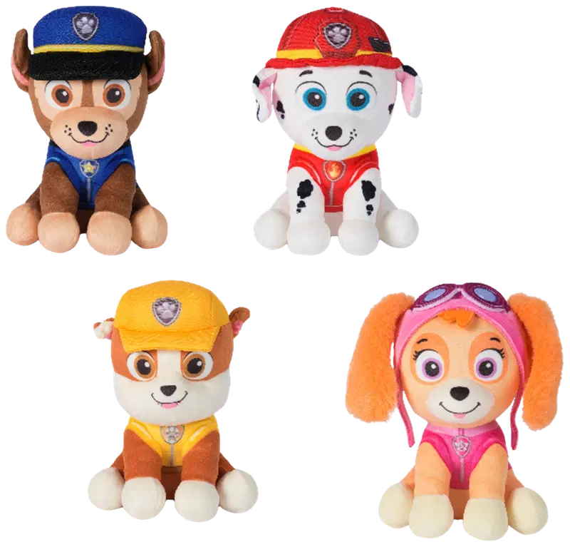 Nickelodeon 汪汪队立大功儿童毛绒玩具16.5厘米,多种款式|Paw Patrol lasten pehmolelu 16,5cm, erilaisia