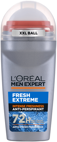L'Oréal Paris Men Expert 走珠清新极效48小时止汗露 50ml|L'Oréal Paris Men Expert Deo Roll-On Fresh Extreme 48h Antiperspirantti 50ml