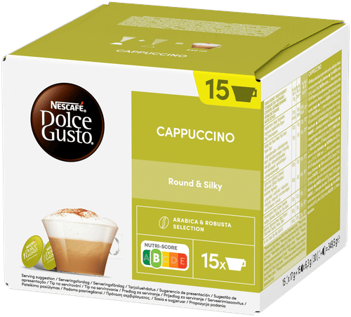 Nescafé Dolce Gusto 30kaps/349,5g Cappuccino maitokahvikapseli|Nescafé Dolce Gusto 30粒/349.5g 卡布奇诺牛奶咖啡胶囊