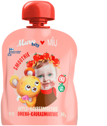 Muru Baby MIU 苹果燕麦泥 4个月起 90g 儿童有机零食