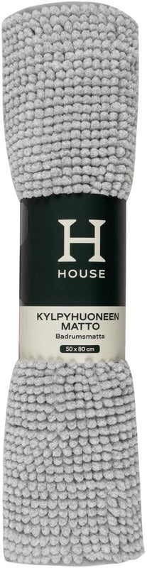 House 雪尼尔混色浴室地垫 50x80厘米 灰色