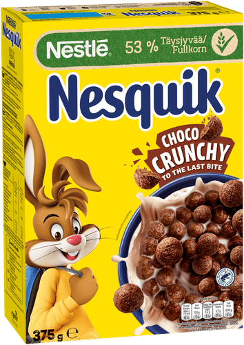 Nestlé Nesquik 375g kaakaomurot vehnästä ja maissista|Nesquik 雀巢 Nesquik 375克 可可小麦玉米脆片