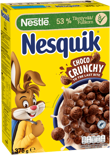 Nestlé Nesquik 375g kaakaomurot vehnästä ja maissista|Nesquik 雀巢 Nesquik 375克 可可小麦玉米脆片