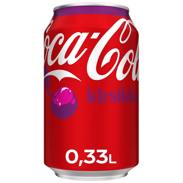 Coca-Cola Original Taste Kirsikka virvoitusjuoma tölkki 0,33 L|Coca-Cola 原味樱桃汽水罐 0,33 L