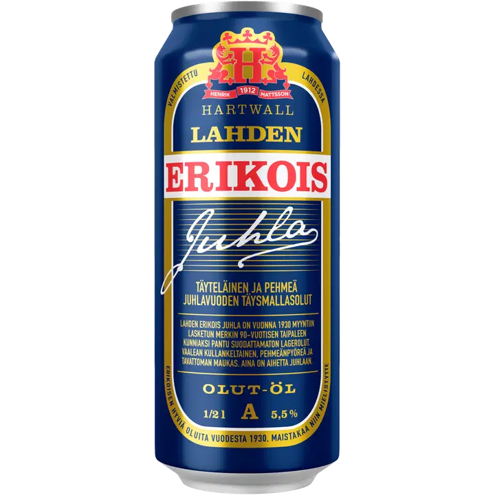 Lahden Erikois Juhlaolut 5,5% 0,5 l|Lahden Erikois 派对饮料 5.5% 0,5 l