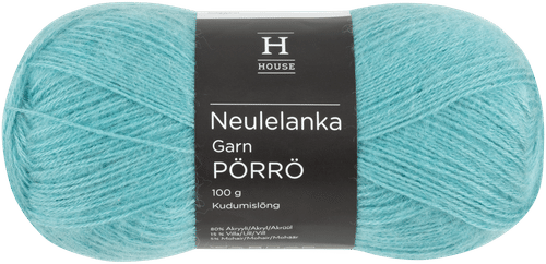 House 马海毛-羊毛-腈纶线 Pörrö 100g 水鸭绿 10628