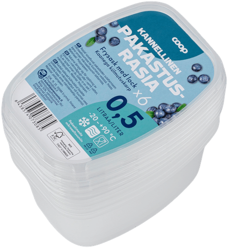 Coop 带盖冷冻盒0.5L 6kpl