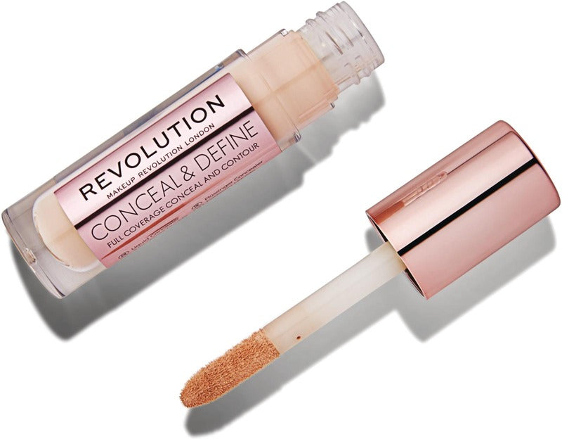 Makeup Revolution 遮瑕与提亮遮瑕膏 C6|Makeup Revolution Conceal and Define Concealer C6 peiteväri