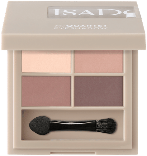 IsaDora 四色眼影盘 01 泥感裸色 3,5 g|Isadora The Eyeshadow Quartet luomiväripaletti 01 Muddy Nudes 3,5 g