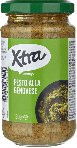 Xtra 热那亚青酱 190 g|Xtra Pesto Alla Genovese vihreä pestokastike 190 g