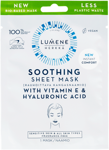 Lumene Herkkä 舒缓面膜 1 kpl