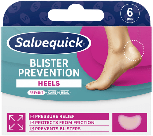 Salvequick 脚跟防起泡贴 6kpl