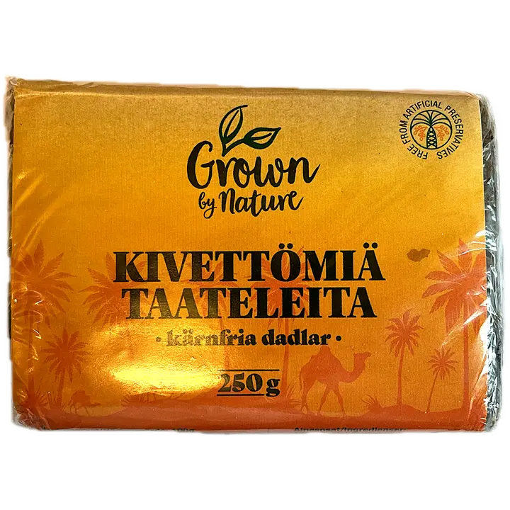 Grown by Nature kivettömiä taateleita 250g-Grown by Nature 去核枣子 250g