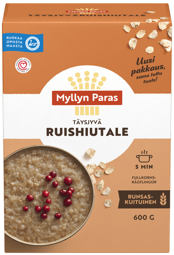 Myllyn Paras Ruishiutale 600 g|Myllyn Paras 黑麦片 600 g