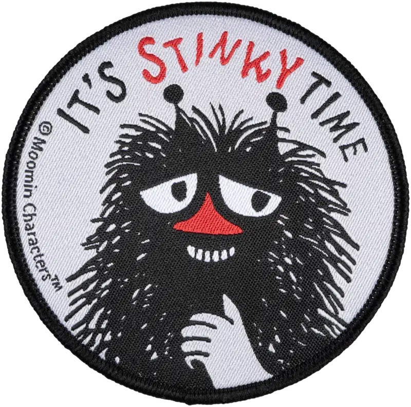 Muumi 烫贴标 Stinky time ø 80mm