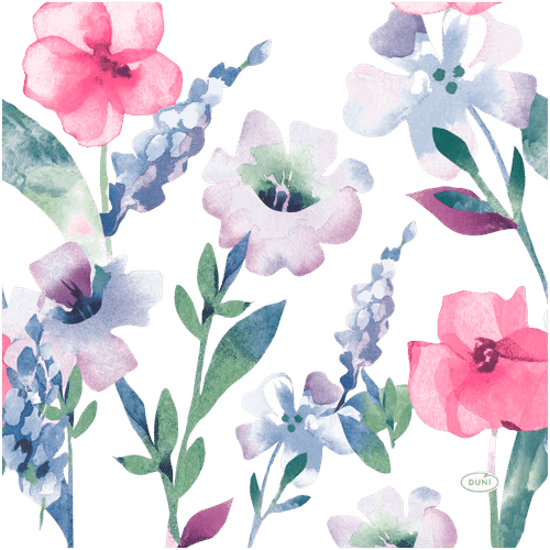 Duni Tissue餐巾纸 33 x 33厘米 Everbloom 3层 20 kpl