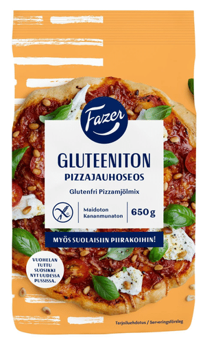 Fazer Gluteeniton Pizzajauhoseos 650 g|Fazer 无麸质披萨混合粉 650 g