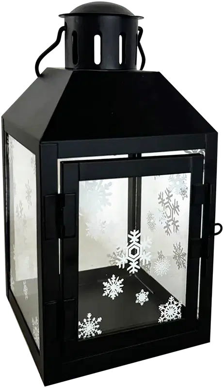 House 户外灯笼 Hiutale 12x12x22厘米 黑色