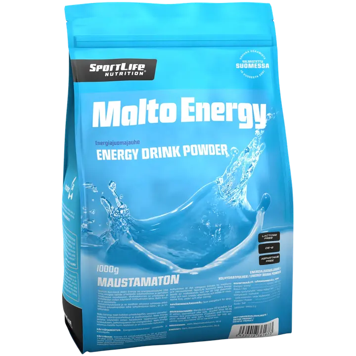 SportLife Nutrition Malto Energy 1000g maustamaton energiajuomajauhe-Sportlife Nutrition Malto Energy 1000g 无味能量饮料粉