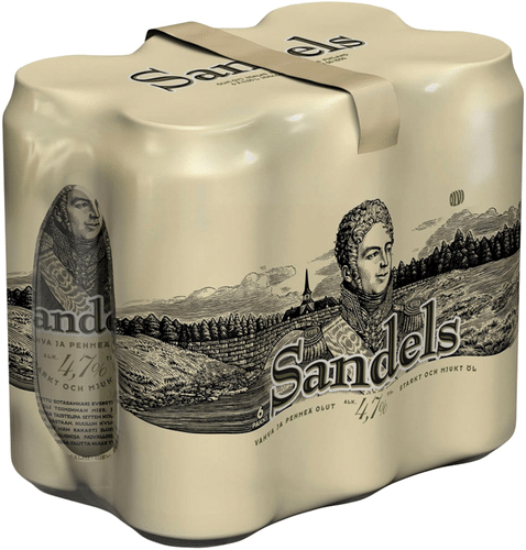6 x Sandels 4,7% olut 0,5 l tlk kutiste
