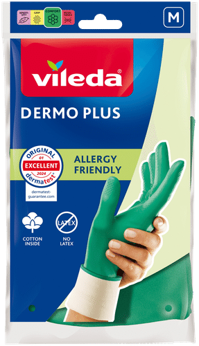 Vileda Dermo Plus M 丁腈家务手套 1pari