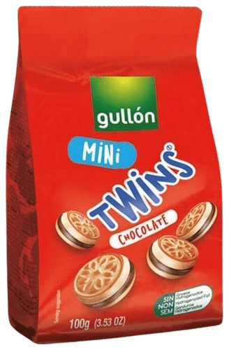 Gullón 迷你双胞胎巧克力饼干 100g|Gullón Mini Twins suklaakeksit 100g
