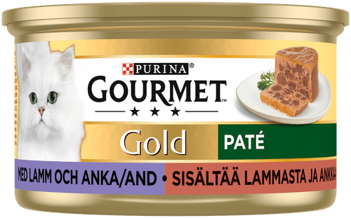 Purina Gourmet Gold Lammasta ja Ankkaa Patee Kissan märkäruoka 85g