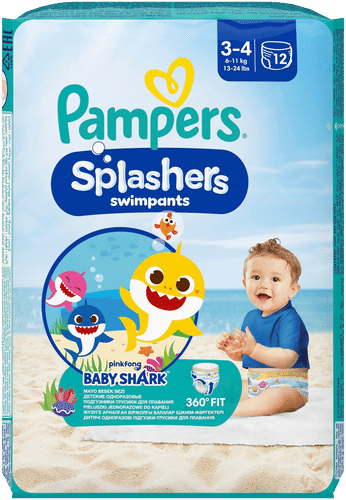Pampers Splashers S3-4 6-11kg 12片 游泳裤