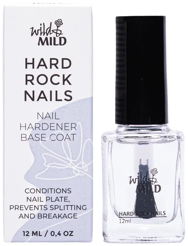 Wild&Mild Hard Rock Nails 指甲硬化剂 N004 12 ml|Wild&Mild Hard Rock Nails Kynnen kovettaja N004 12 ml